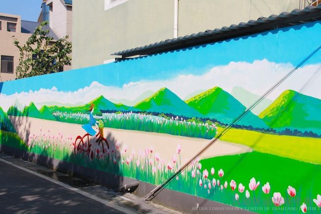 杭州市钱塘区前峰村：主题墙绘妆点美丽乡村1.jpg